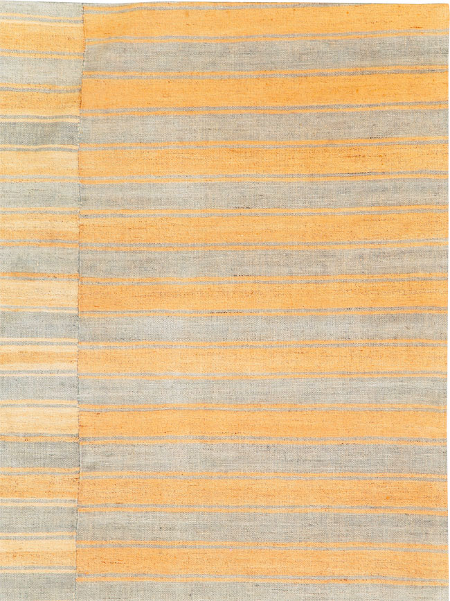 Vintage Turkish Flatweave Kilim Accent Rug, No.27275 - Gss