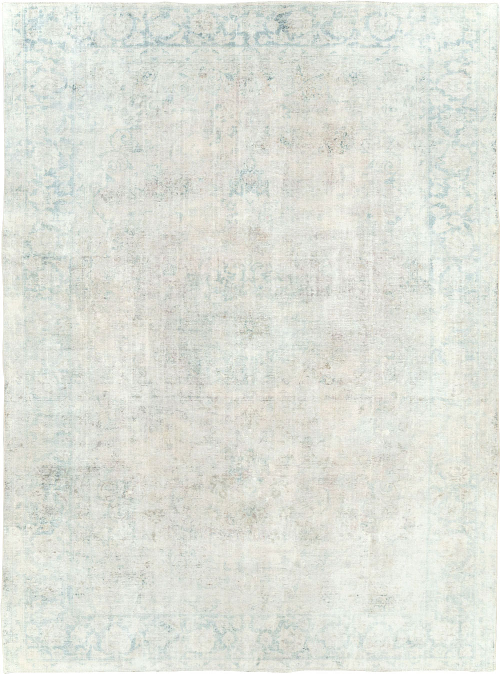 Distressed Vintage Persian Small Room Size Carpet, No.27283 - Gss