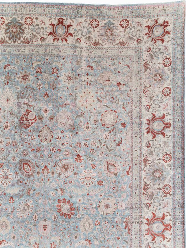 Antique Persian Tabriz Carpet, No.27287 - Gss