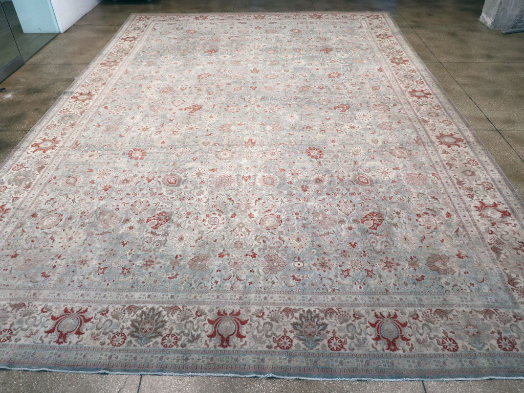 Antique Persian Tabriz Carpet, No.27287 - Gss