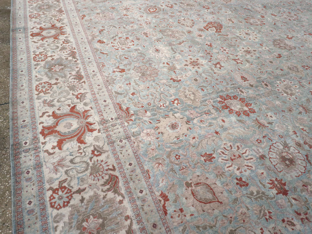 Antique Persian Tabriz Carpet, No.27287 - Gss