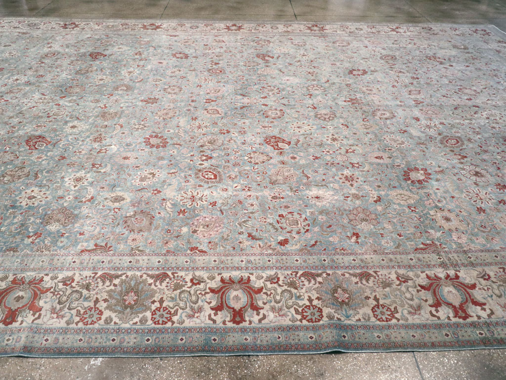 Antique Persian Tabriz Carpet, No.27287 - Gss