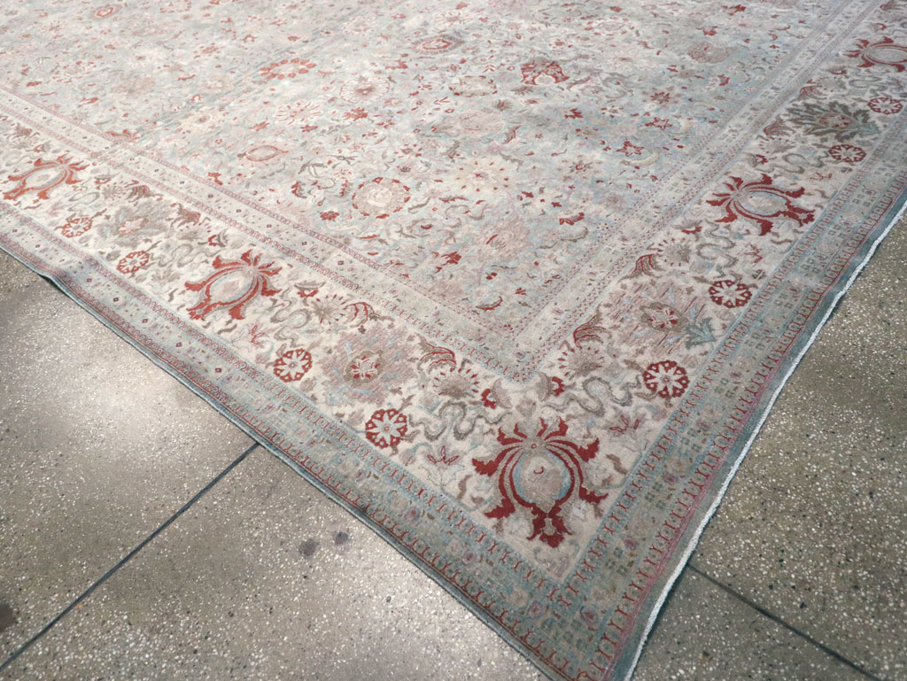Antique Persian Tabriz Carpet, No.27287 - Gss