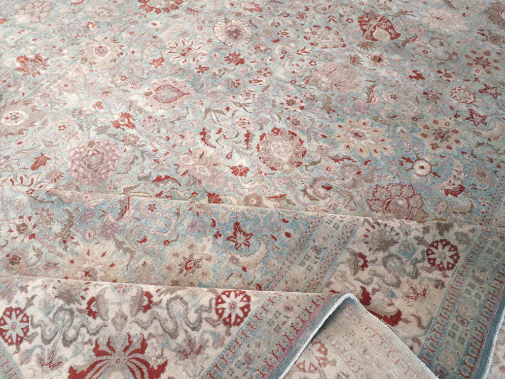 Antique Persian Tabriz Carpet, No.27287 - Gss