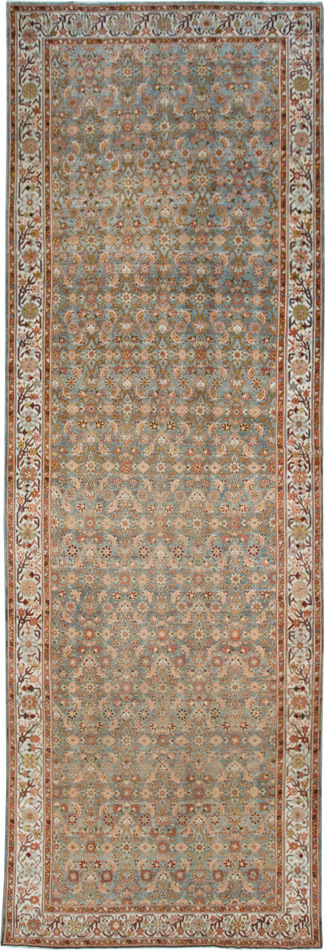 Vintage Persian Malayer Long Gallery Carpet, No.27291 - Gss