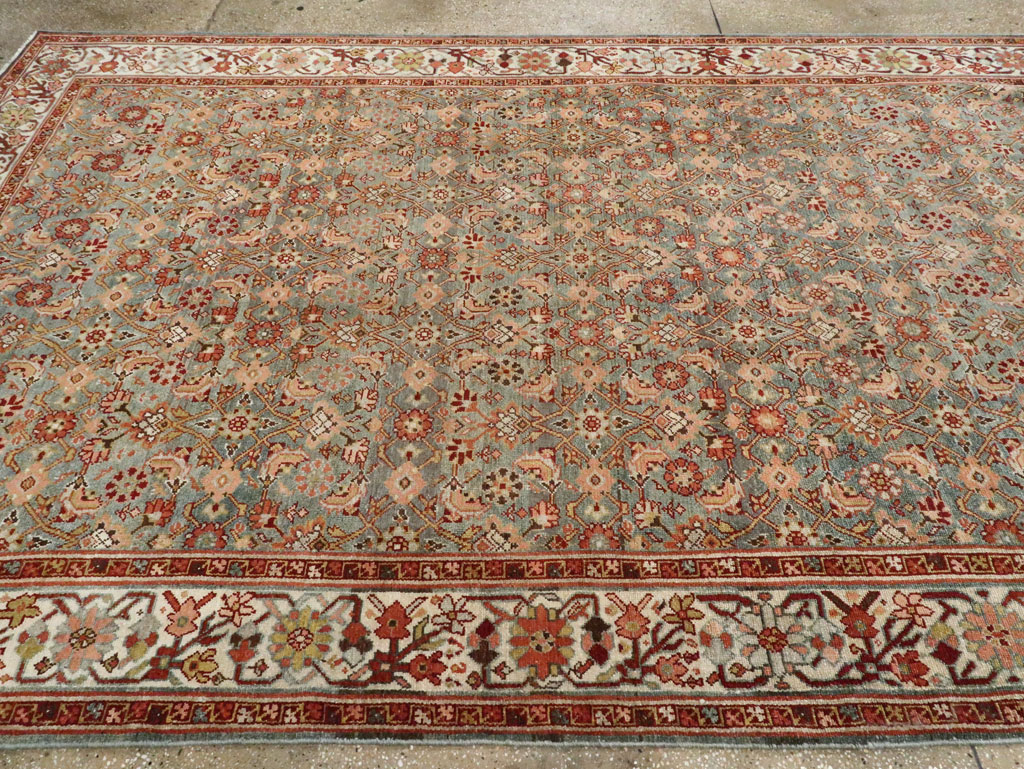 Vintage Persian Malayer Long Gallery Carpet, No.27291 - Gss