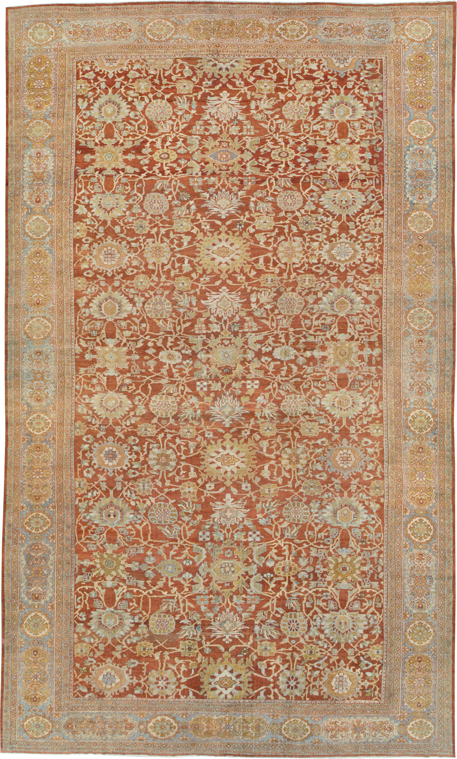 Antique Persian Mahal Carpet, No.27294 - Gss