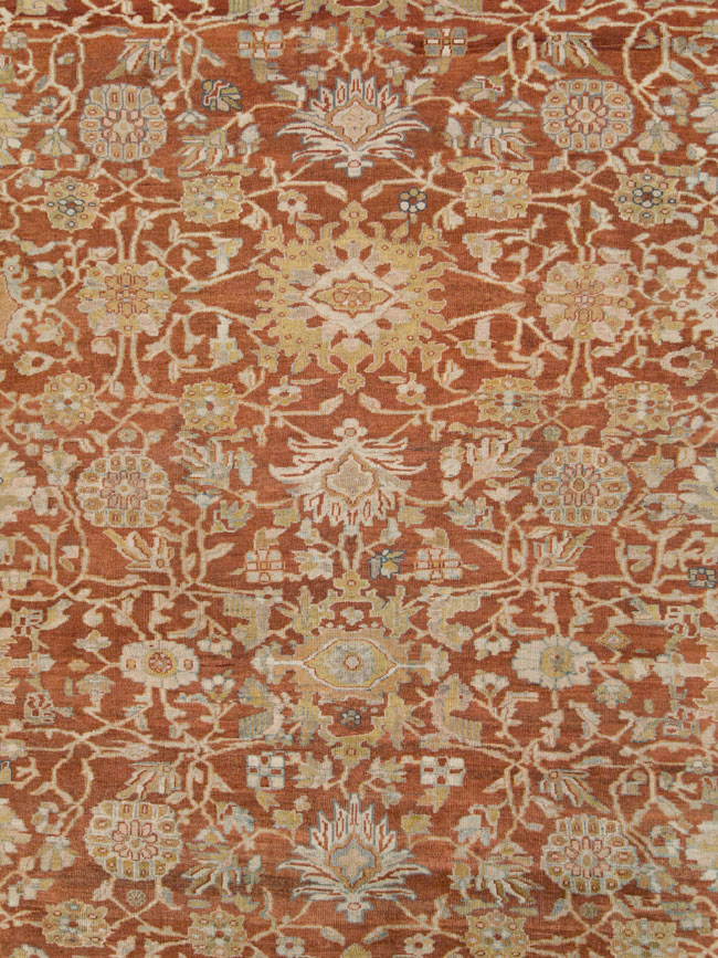 Antique Persian Mahal Carpet, No.27294 - Gss
