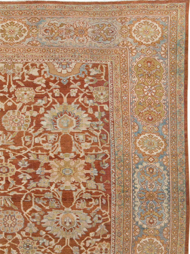 Antique Persian Mahal Carpet, No.27294 - Gss
