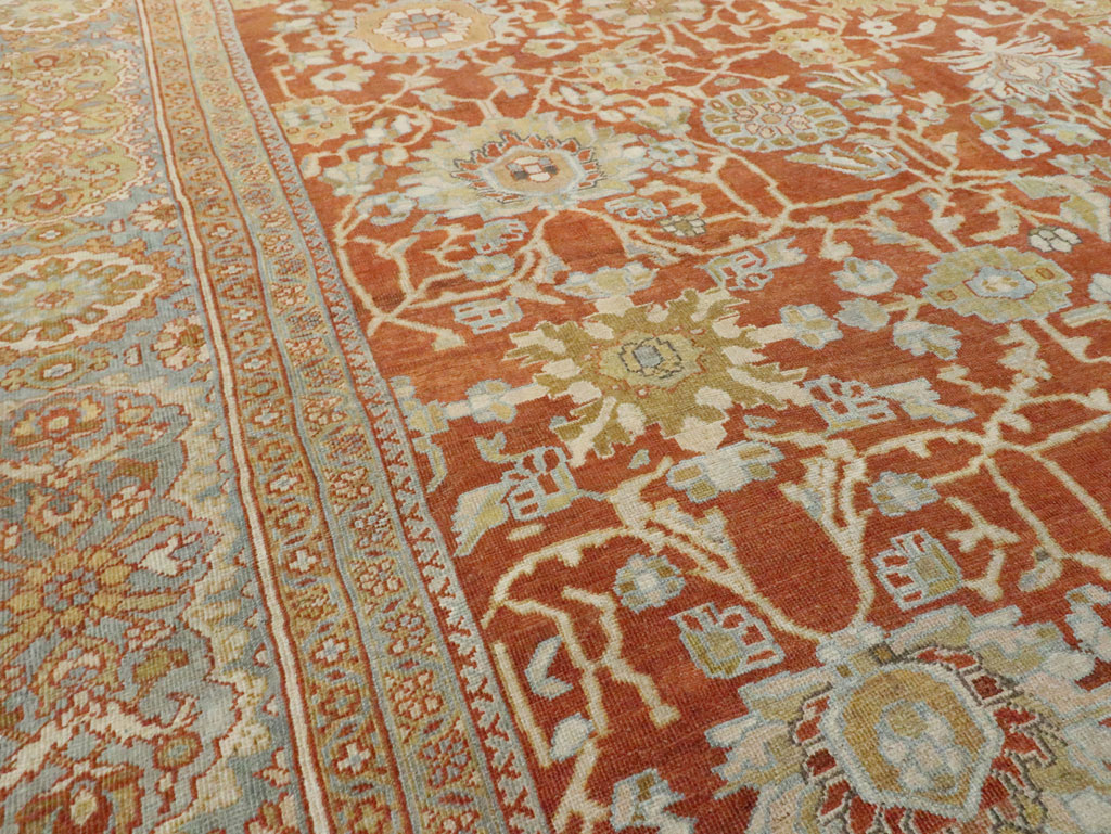 Antique Persian Mahal Carpet, No.27294 - Gss