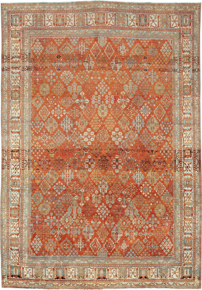 Vintage Persian Joshegan Rug, No.27297 - Gss