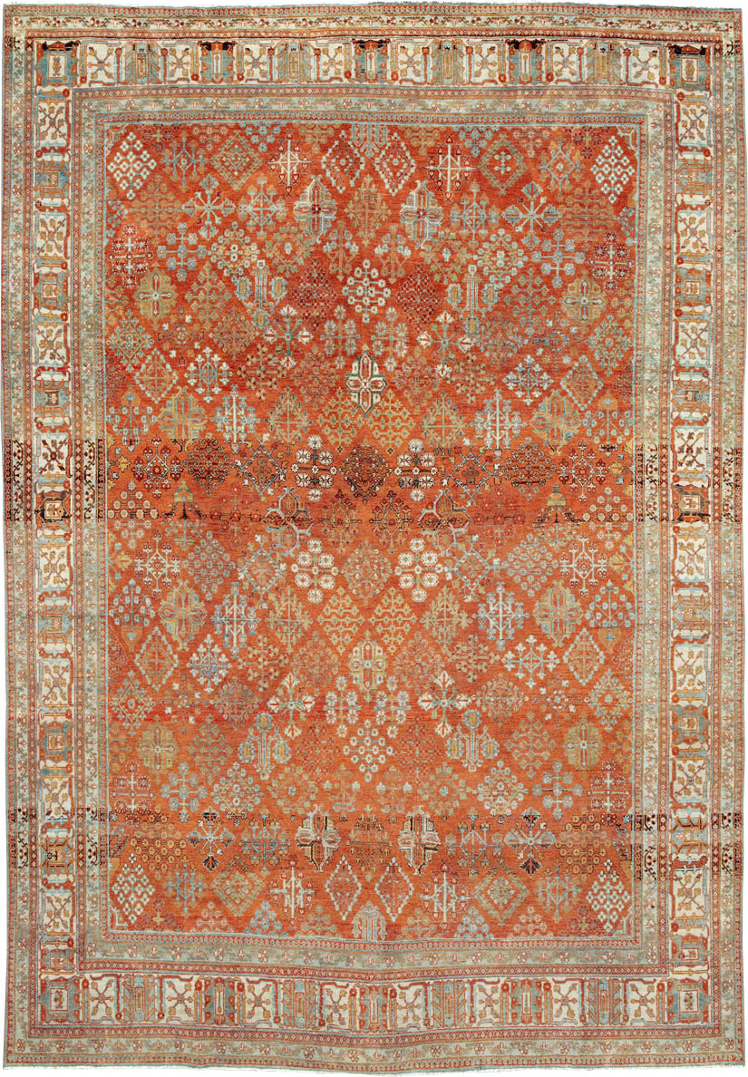 Vintage Persian Joshegan Rug, No.27297 - Gss