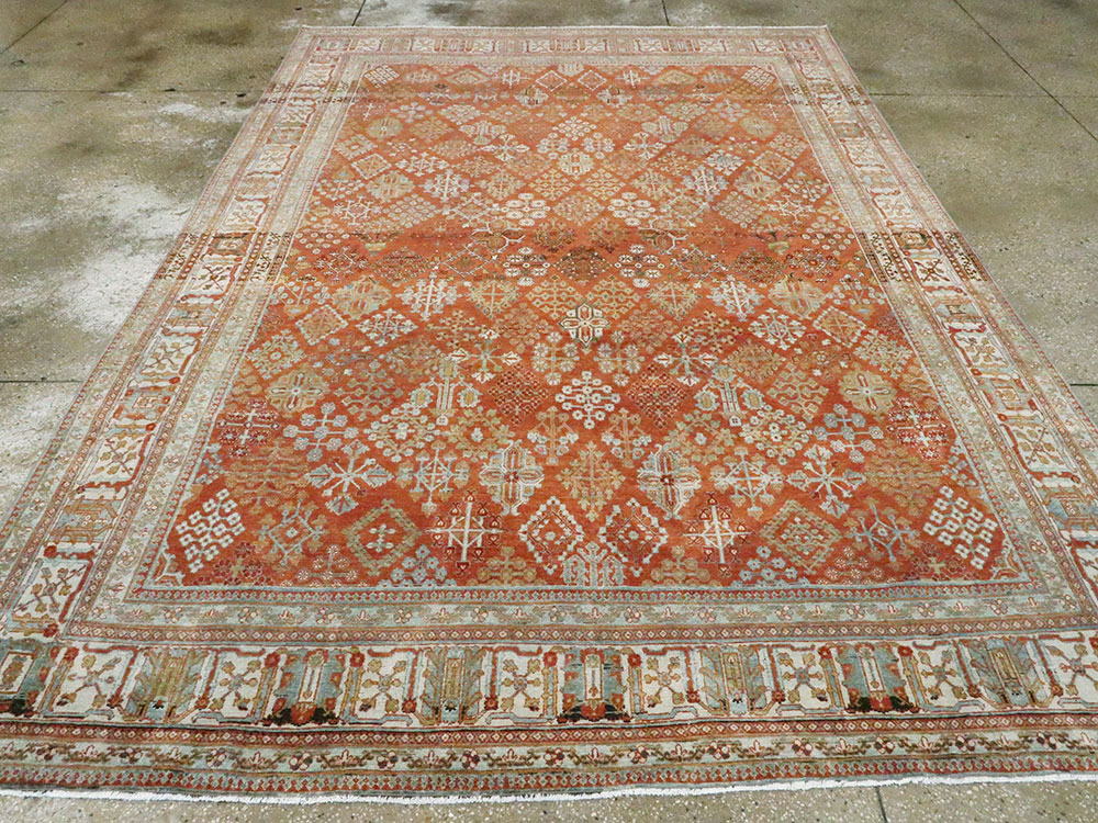 Vintage Persian Joshegan Rug, No.27297 - Gss