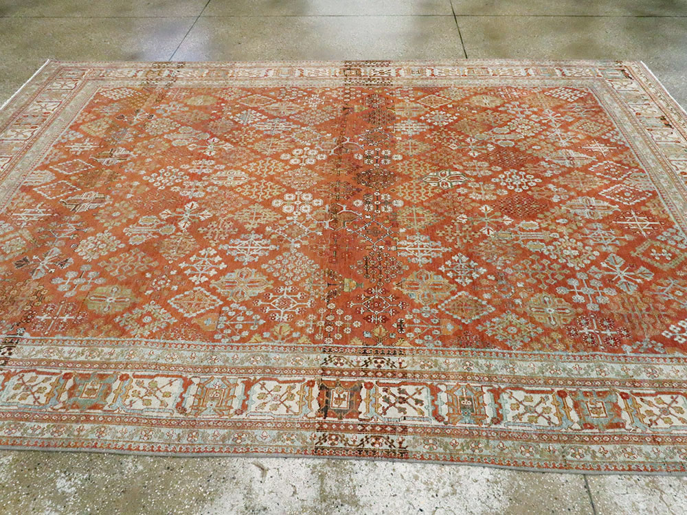 Vintage Persian Joshegan Rug, No.27297 - Gss