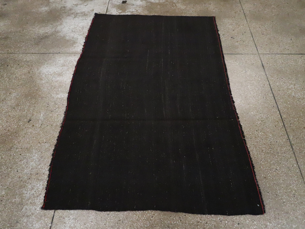 Vintage Turkish Flatweave Kilim Accent Rug, No.27298 - Gss