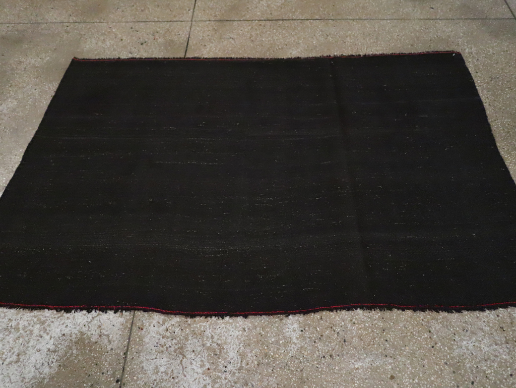 Vintage Turkish Flatweave Kilim Accent Rug, No.27298 - Gss