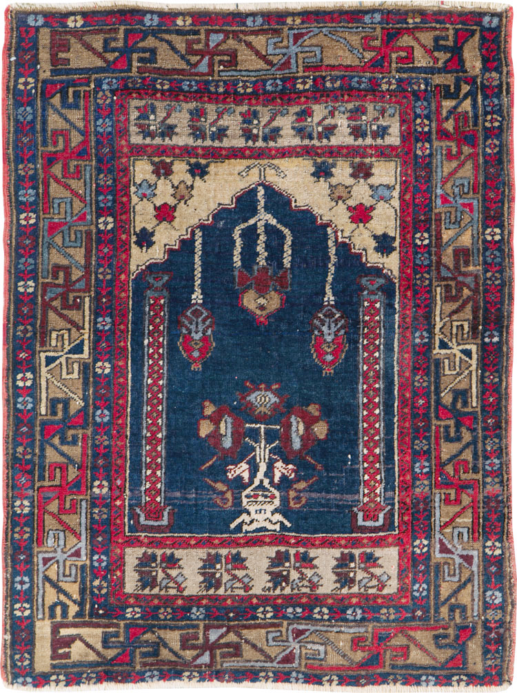 Antique Turkish Anatolian Rug (Pair: 1 of 2), No.27300 - Gss