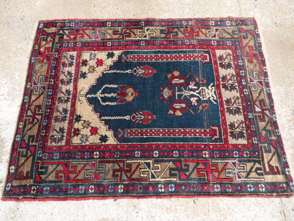 Antique Turkish Anatolian Rug (Pair: 1 of 2), No.27300 - Gss