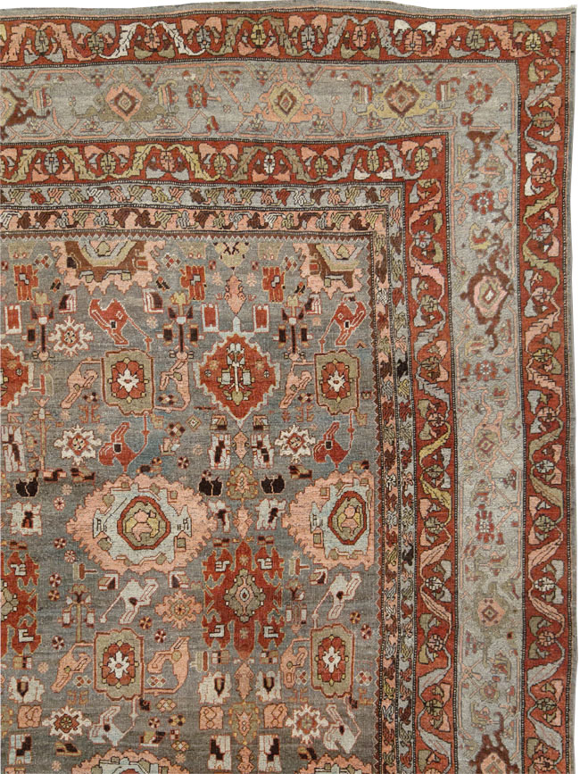 Antique Persian Bidjar Oversize Carpet, No.27310 - Gss