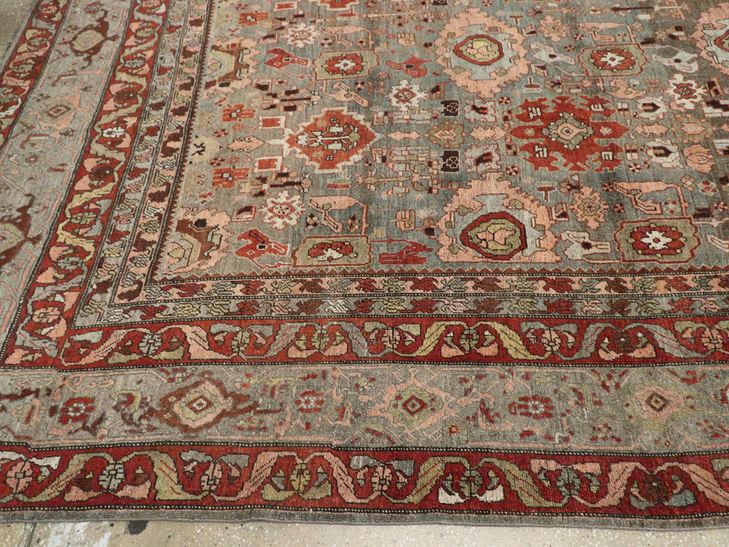 Antique Persian Bidjar Oversize Carpet, No.27310 - Gss