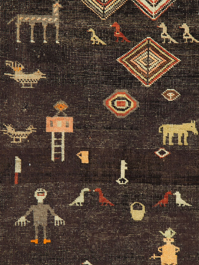 Antique Kurdish Rug, No.27317 - Gss