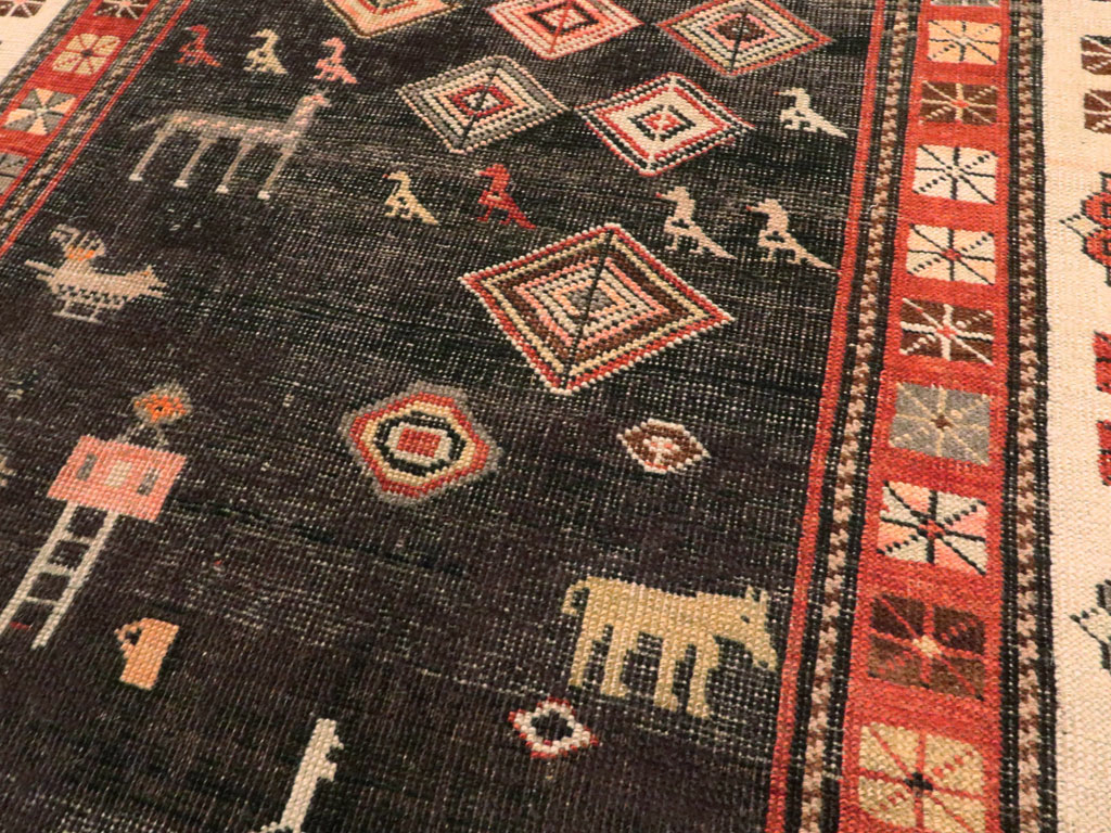 Antique Kurdish Rug, No.27317 - Gss