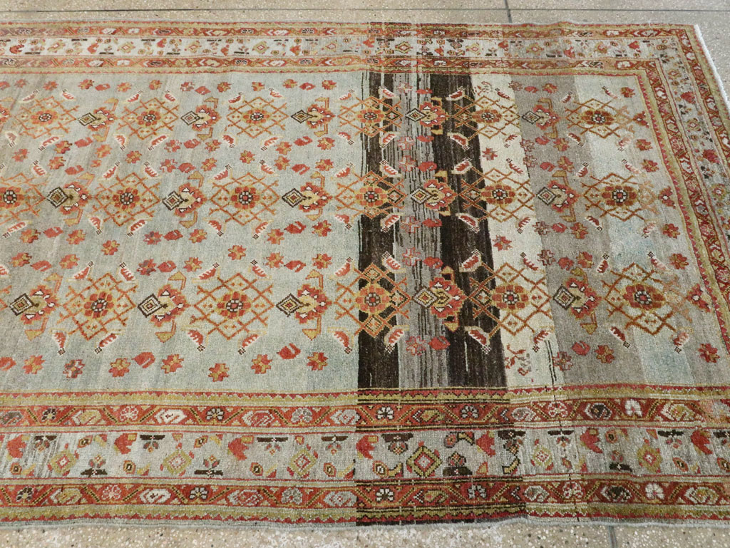 Antique Persian Malayer Wide Gallery Runner, No.27334 - Gss