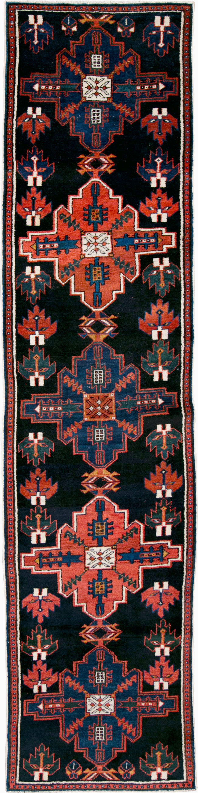 Antique Persian Malayer Runner, No.27335 - Gss