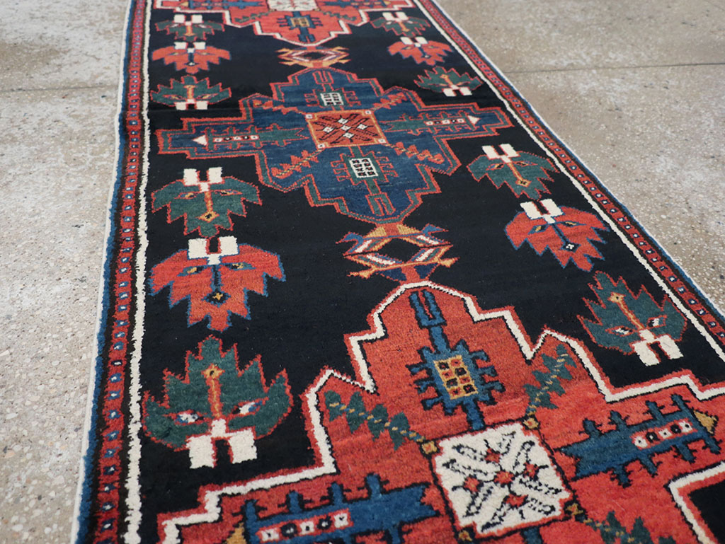 Antique Persian Malayer Runner, No.27335 - Gss