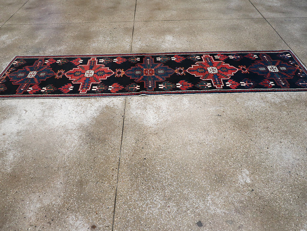 Antique Persian Malayer Runner, No.27335 - Gss