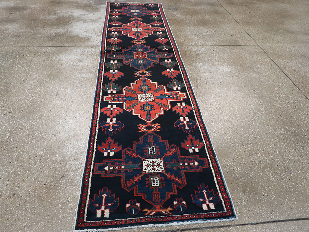 Antique Persian Malayer Runner, No.27335 - Gss