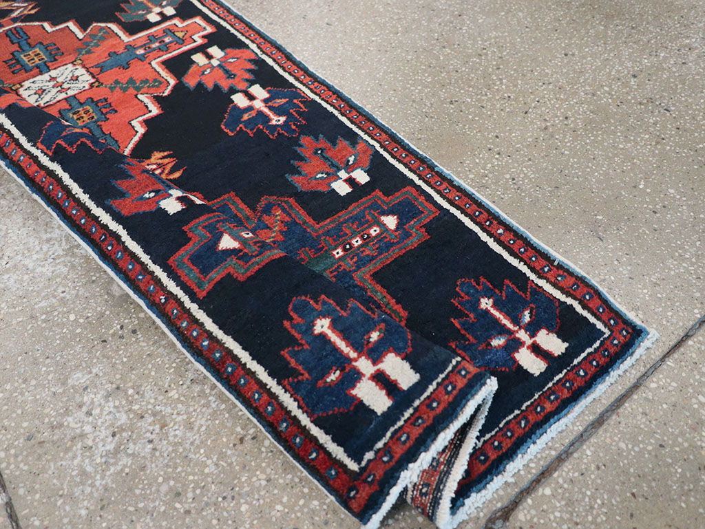 Antique Persian Malayer Runner, No.27335 - Gss