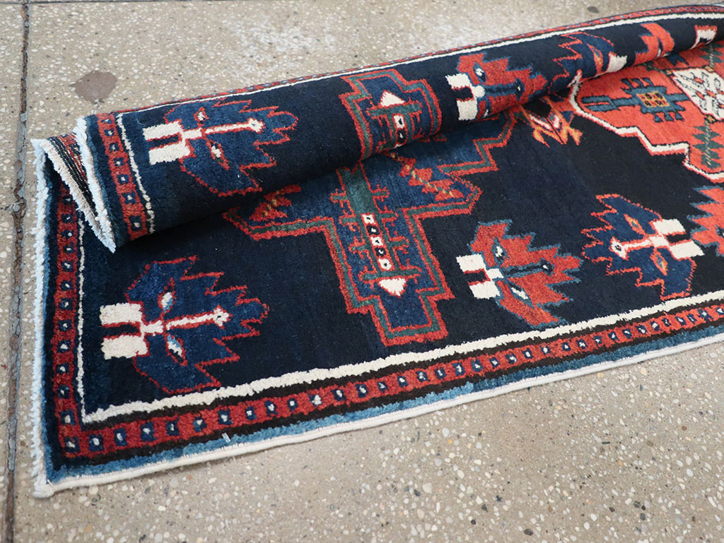 Antique Persian Malayer Runner, No.27335 - Gss