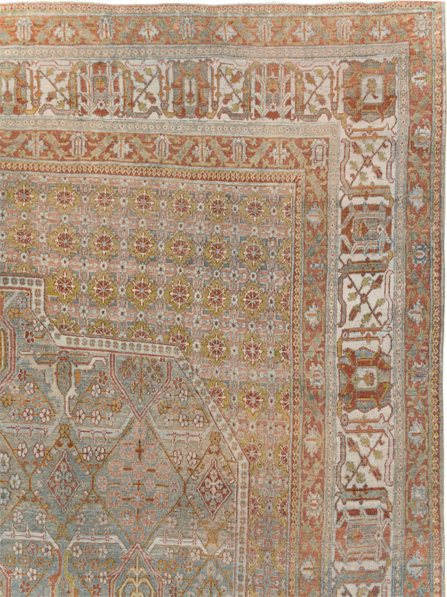 Antique Persian Joshegan Carpet, No.27337 - Gss