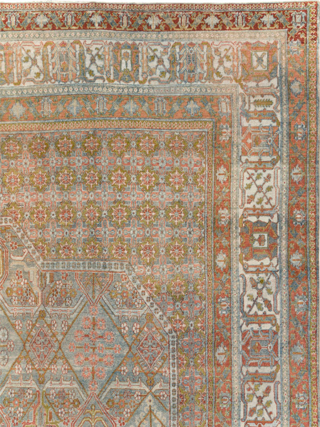 Antique Persian Joshegan Carpet, No.27337 - Gss