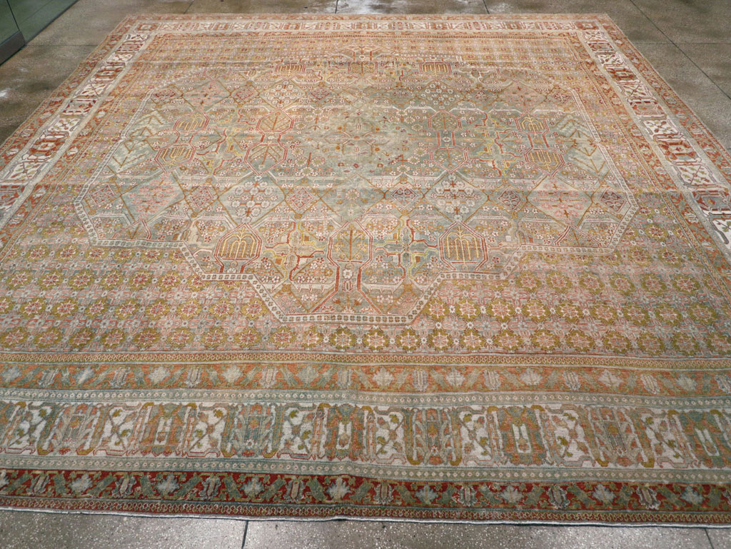 Antique Persian Joshegan Carpet, No.27337 - Gss