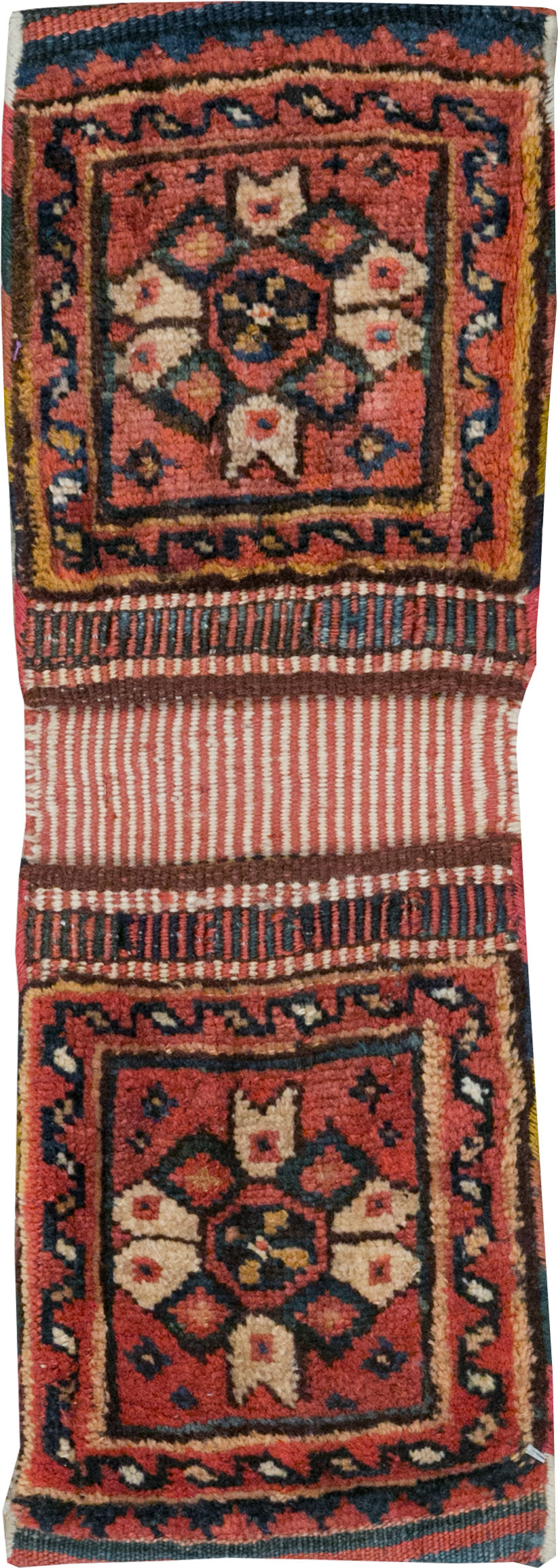 Vintage Persian Shiraz Saddlebag (Khorjin), No.27349 - Gss