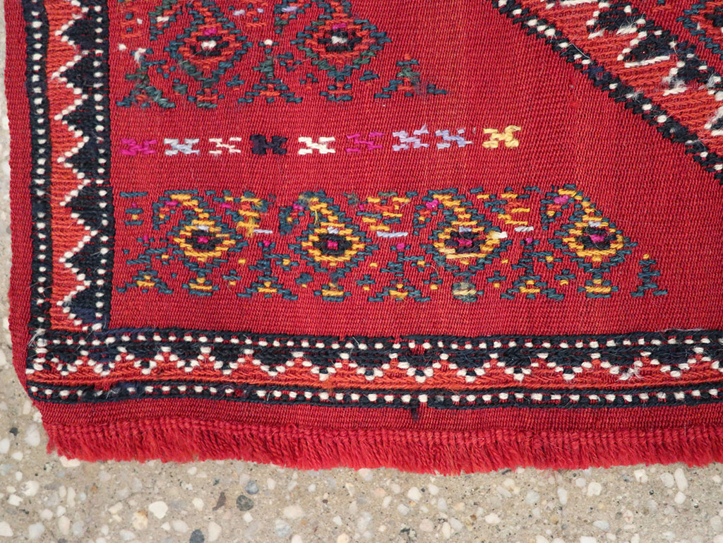 Vintage Persian Qashqai Sampler Rug, No.27351 - Gss