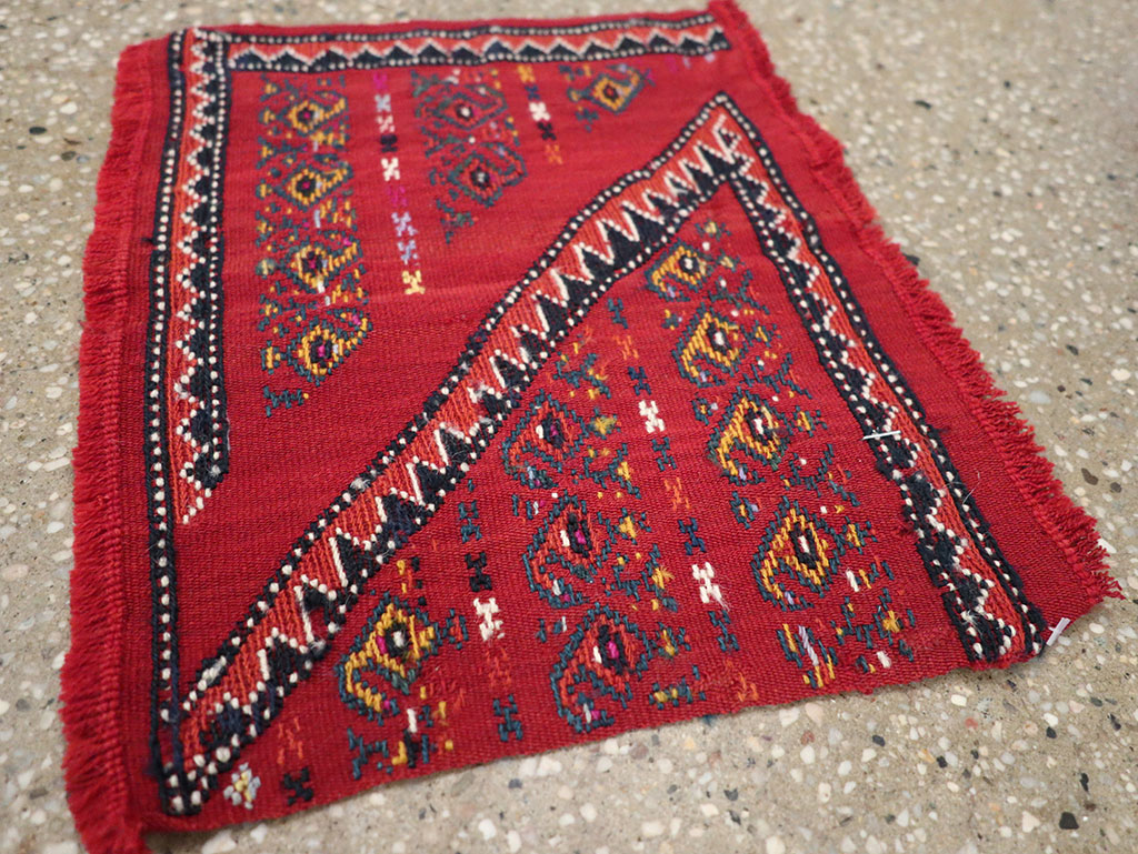 Vintage Persian Qashqai Sampler Rug, No.27351 - Gss
