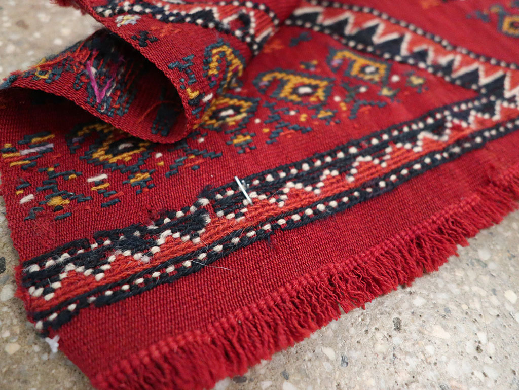 Vintage Persian Qashqai Sampler Rug, No.27351 - Gss