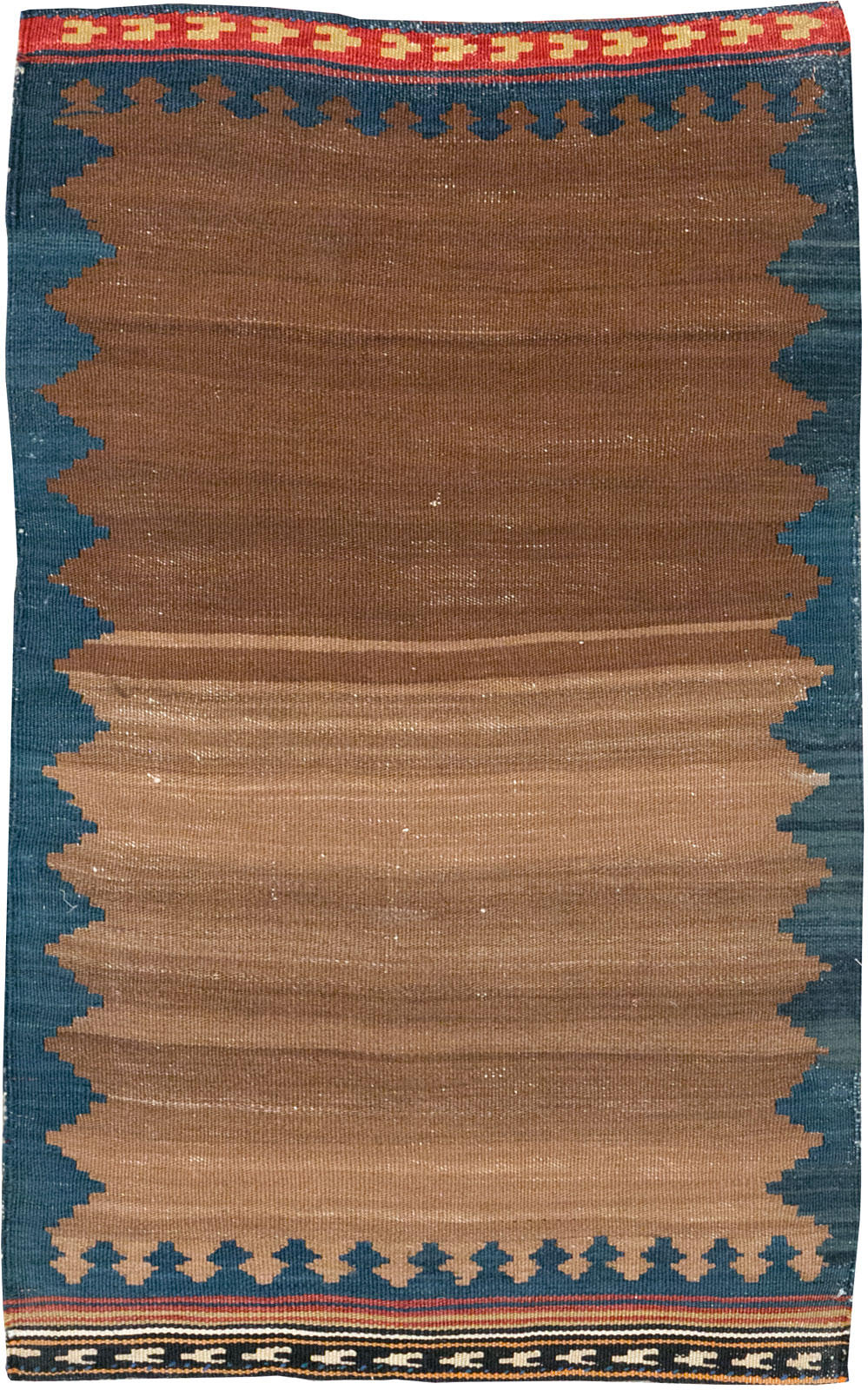 Vintage Persian Kilim Throw Rug, No.27352 - Gss