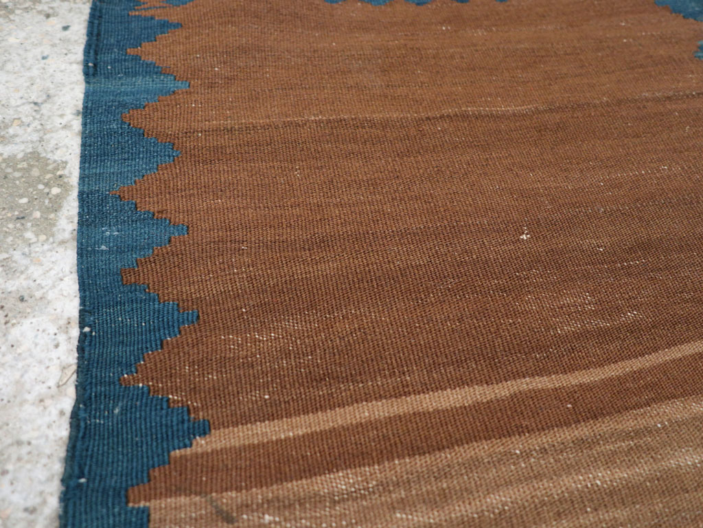 Vintage Persian Kilim Throw Rug, No.27352 - Gss