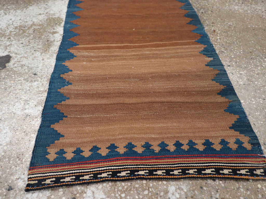 Vintage Persian Kilim Throw Rug, No.27352 - Gss