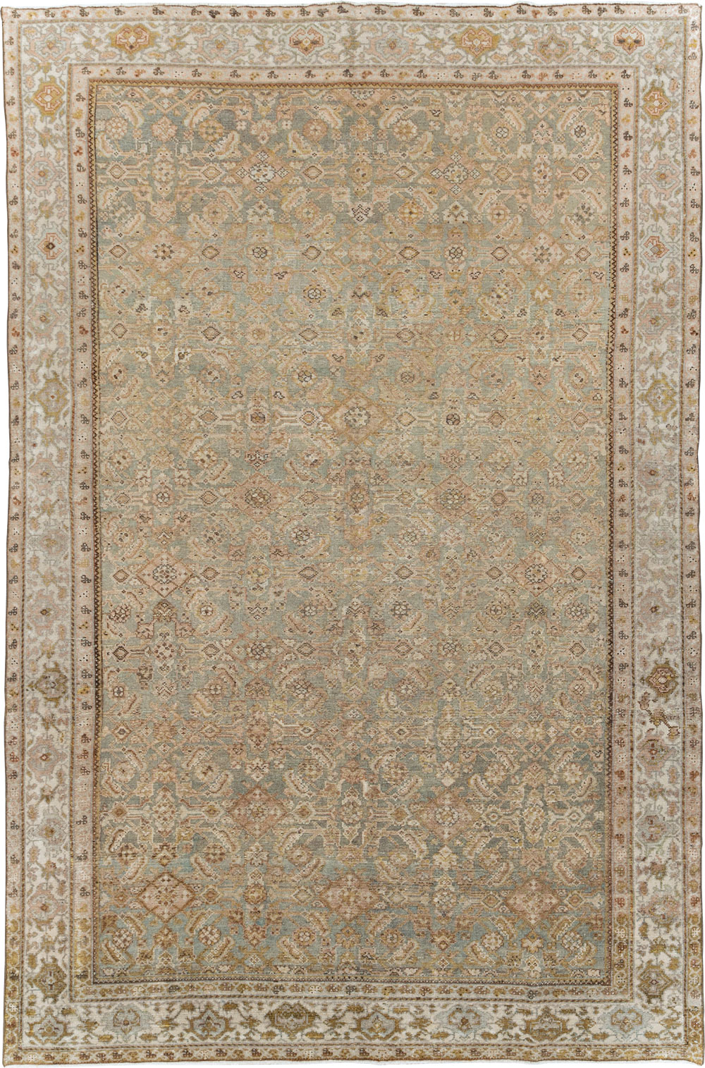 Antique Persian Malayer Accent Carpet, No.27355 - Gss