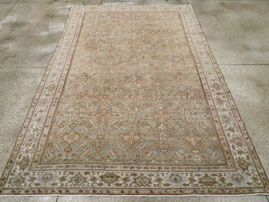 Antique Persian Malayer Accent Carpet, No.27355 - Gss