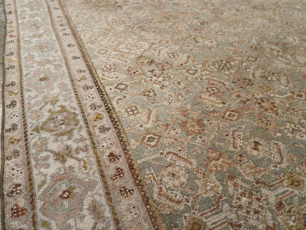 Antique Persian Malayer Accent Carpet, No.27355 - Gss
