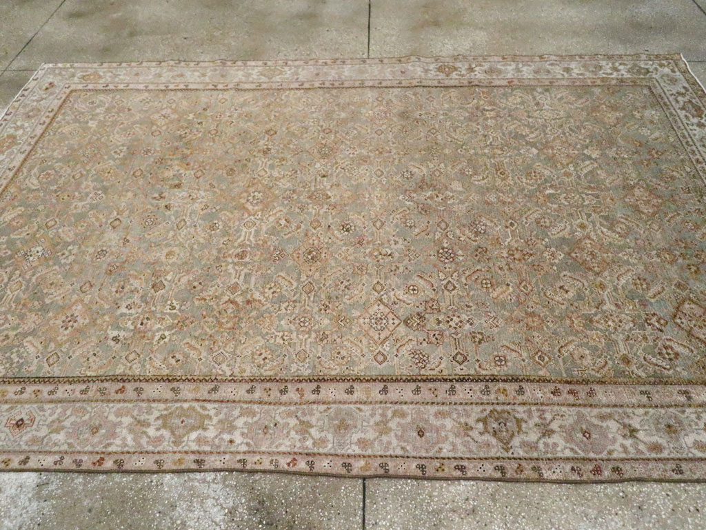 Antique Persian Malayer Accent Carpet, No.27355 - Gss