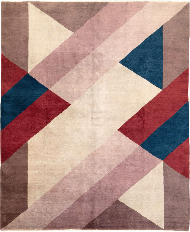 Vintage Chinese Art Deco Rug, No.27360 - Gss