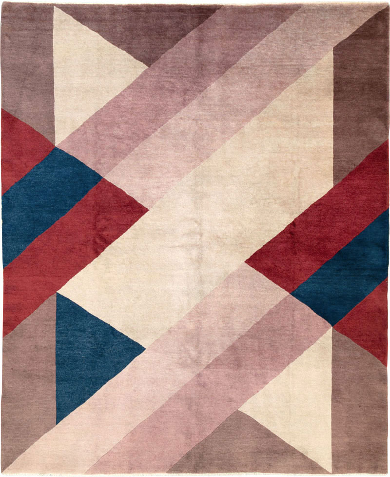 Vintage Chinese Art Deco Rug, No.27360 - Gss