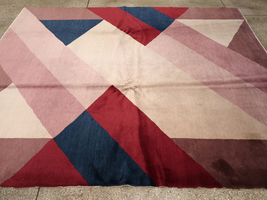 Vintage Chinese Art Deco Rug, No.27360 - Gss